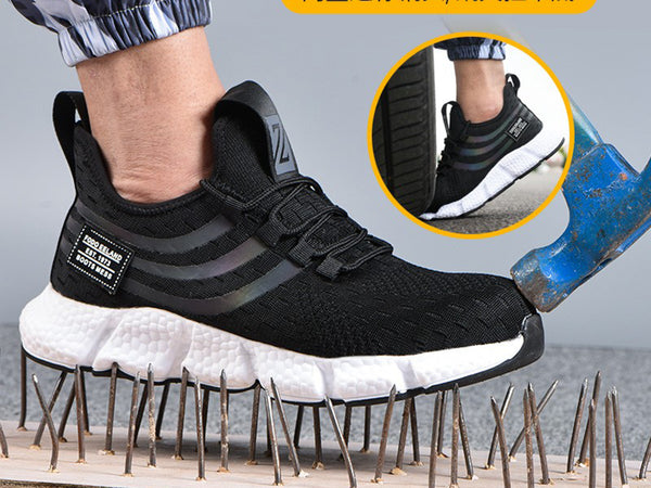 Steel Toe Work Shoes for Men Women Composite Toe Safety Shoes Lightweight Industrial Sneakers