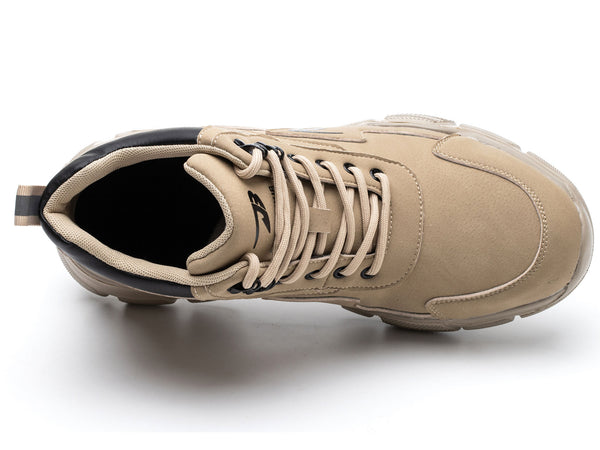 Men's Work Boots Steel Toe Safety Shoes Non-Slip Lightweight Industrial Sneakers