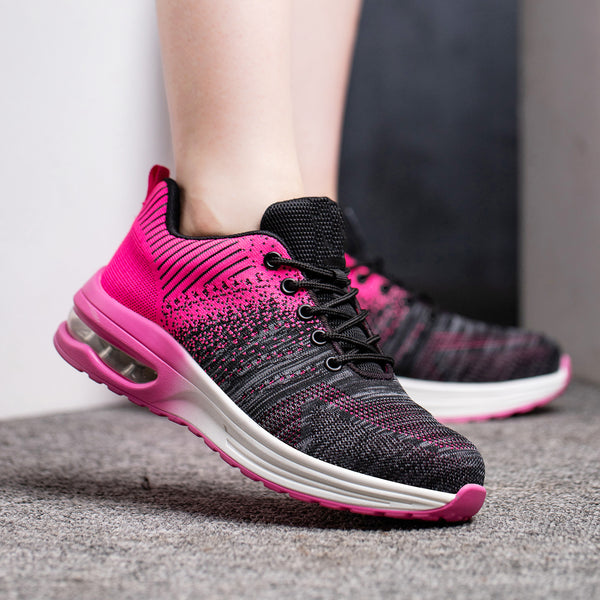 Steel Toe Work Shoes for Women Lightweight Breathable Safety Shoes Anti-pierce Construction Work Sneakers Nonslip Tennis Shoes Gift