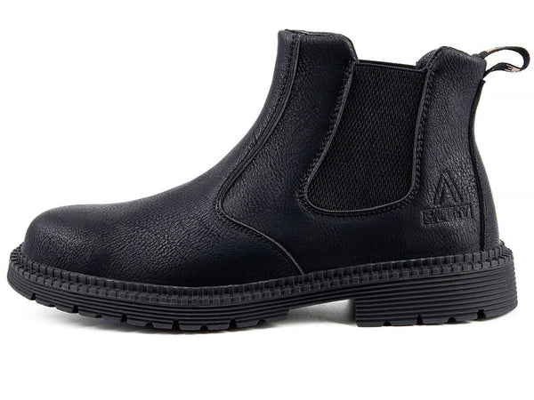 Steel Toe Work Boots for Men Women Leather Safety Shoes Construction Work Shoes Industrial Sneakers