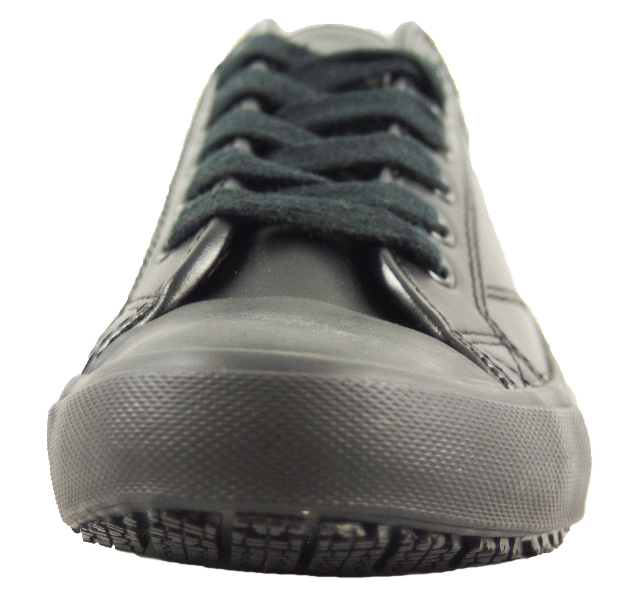 SRS Cheer Women s Slip and Oil Resistant Shoes Leather Black